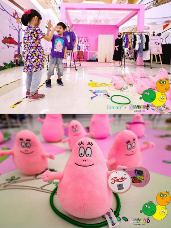 让人心跳加速的茵曼快闪店，携巴巴爸爸空降广州金铂天地 广州消费 第2张