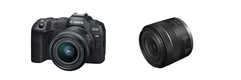 玩转Vlog 佳能推出全画幅专微相机EOS R8和RF24-50mm标准变焦镜头