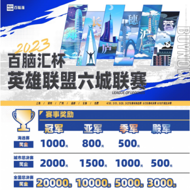 百脑汇杯LOL城市冠军赛及「610嗨翻购物节」火热来袭！